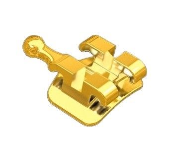 0.022/0.018 スロットサイズ DTC 歯科正歯 黄金コーティング ブレーキ 矯正布