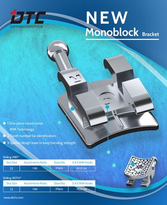 ミニ DTC 矯正歯科 メタルブラケット ロース/MBT パフォーマンス用の矯正布
