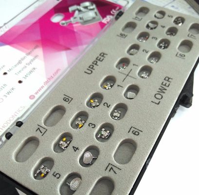 ミニ/スタンダード0.022'/0.018' MIM技術 網付き金属矯正歯ブラシ